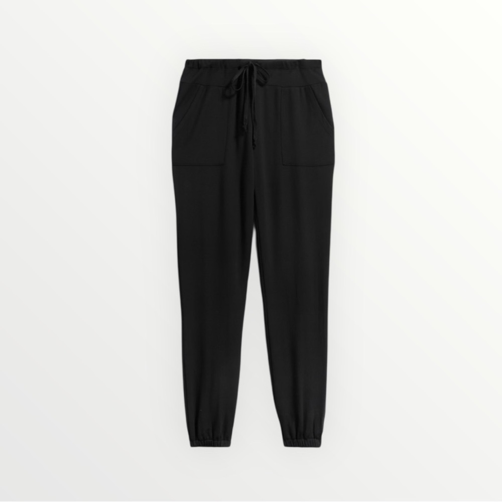 T4T Ani Drawstring Jogger Pant Black Jogger Pants